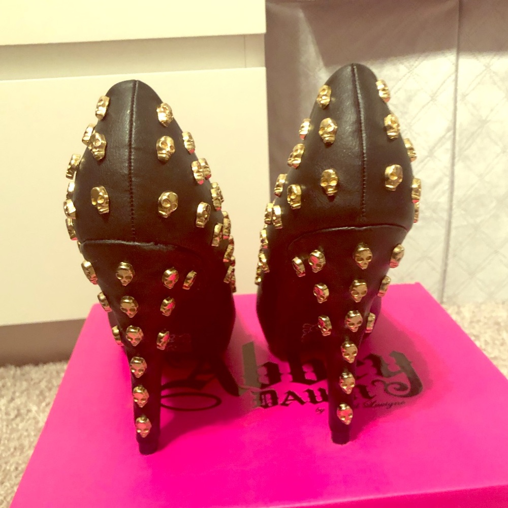 Skull detail heels